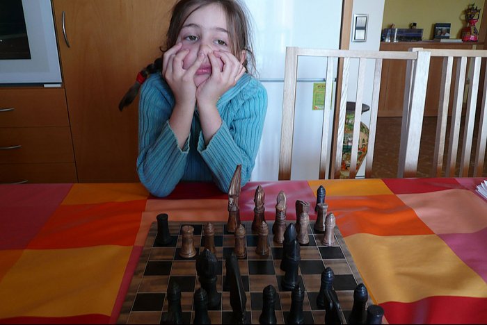 Exciting chess game